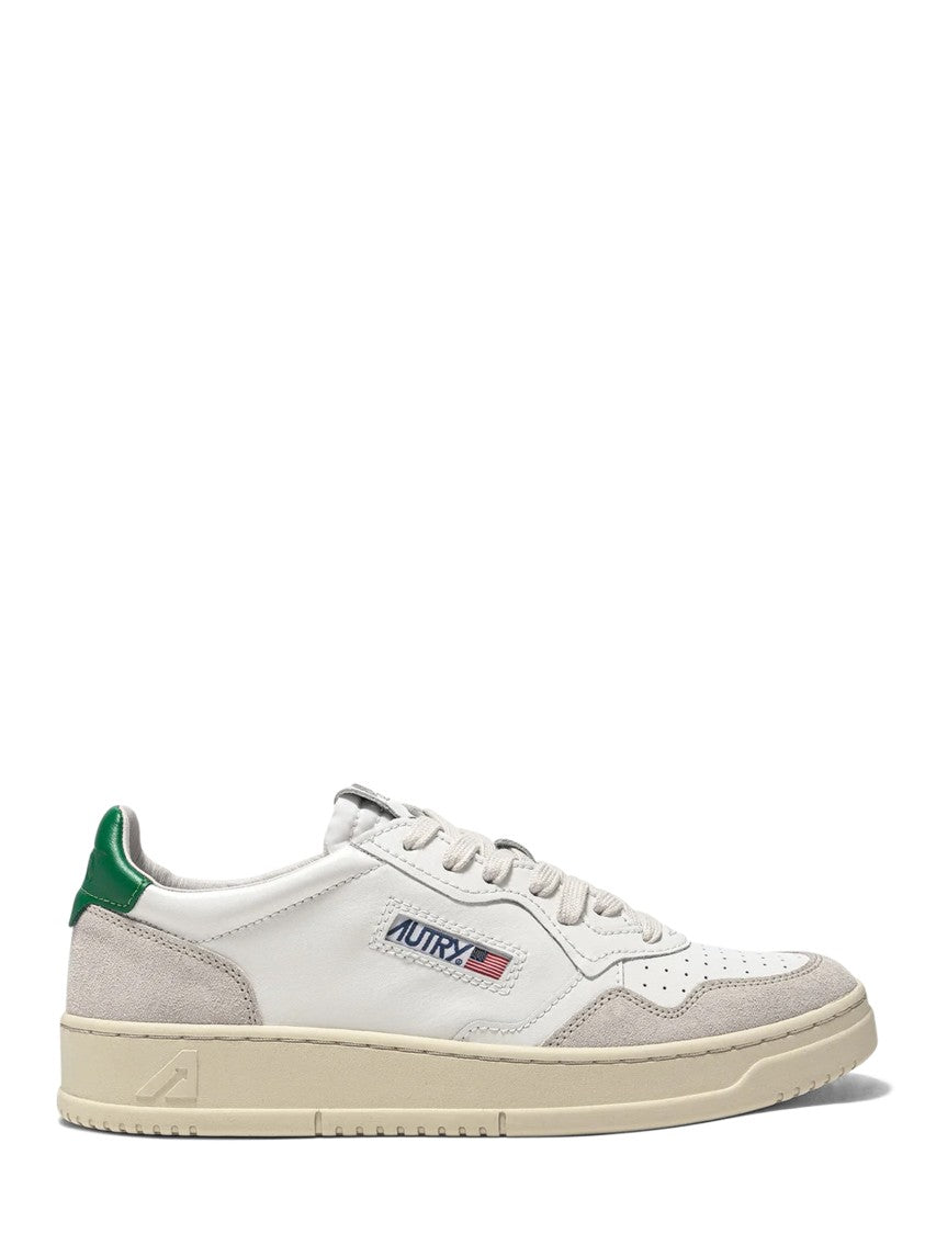 Autry Low-Top Sneakers With Suede Accents And Padded Collar