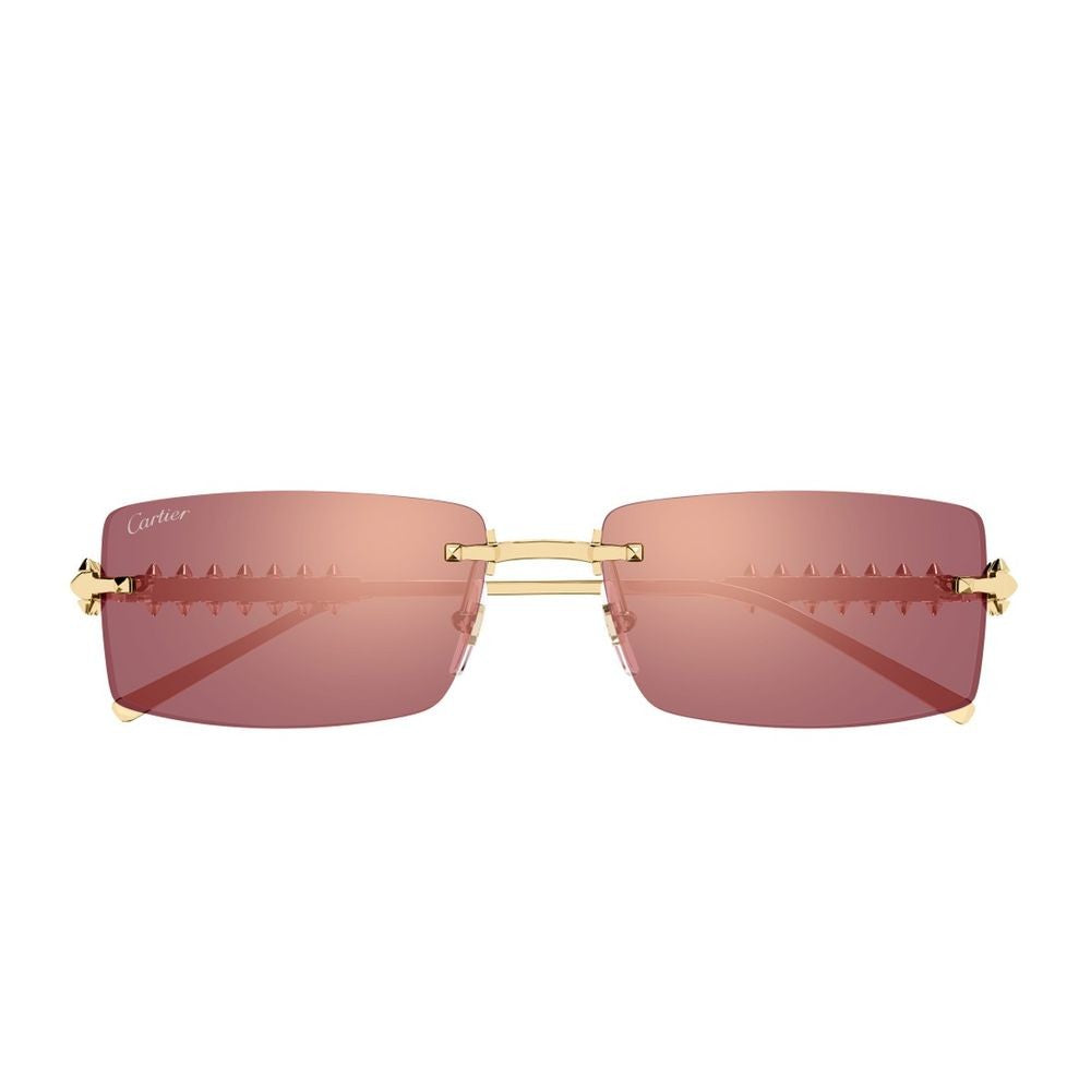 Cartier Ct0604s Clash De Rectangular Rimless Sunglasses