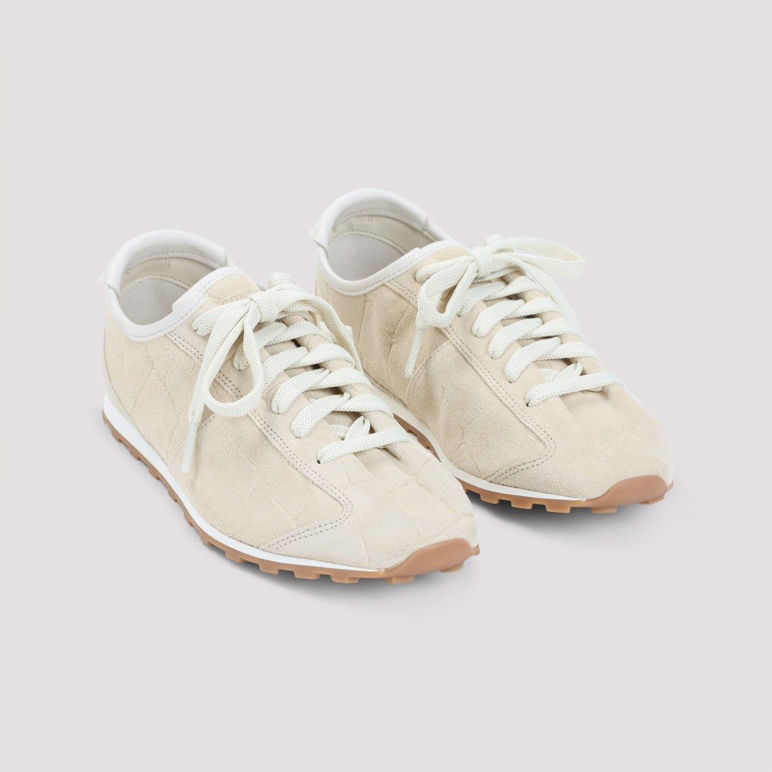 Jacquemus Soft Suede Leather Sneakers