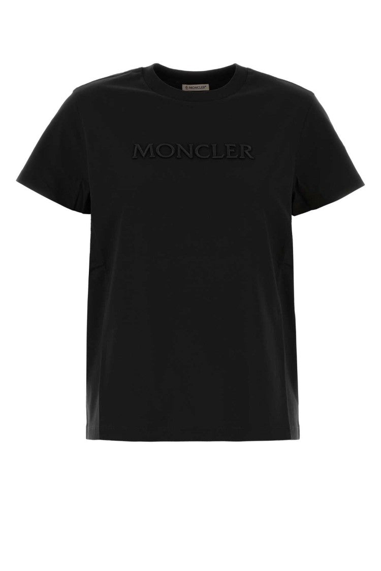 Moncler Black Cotton T-Shirt
