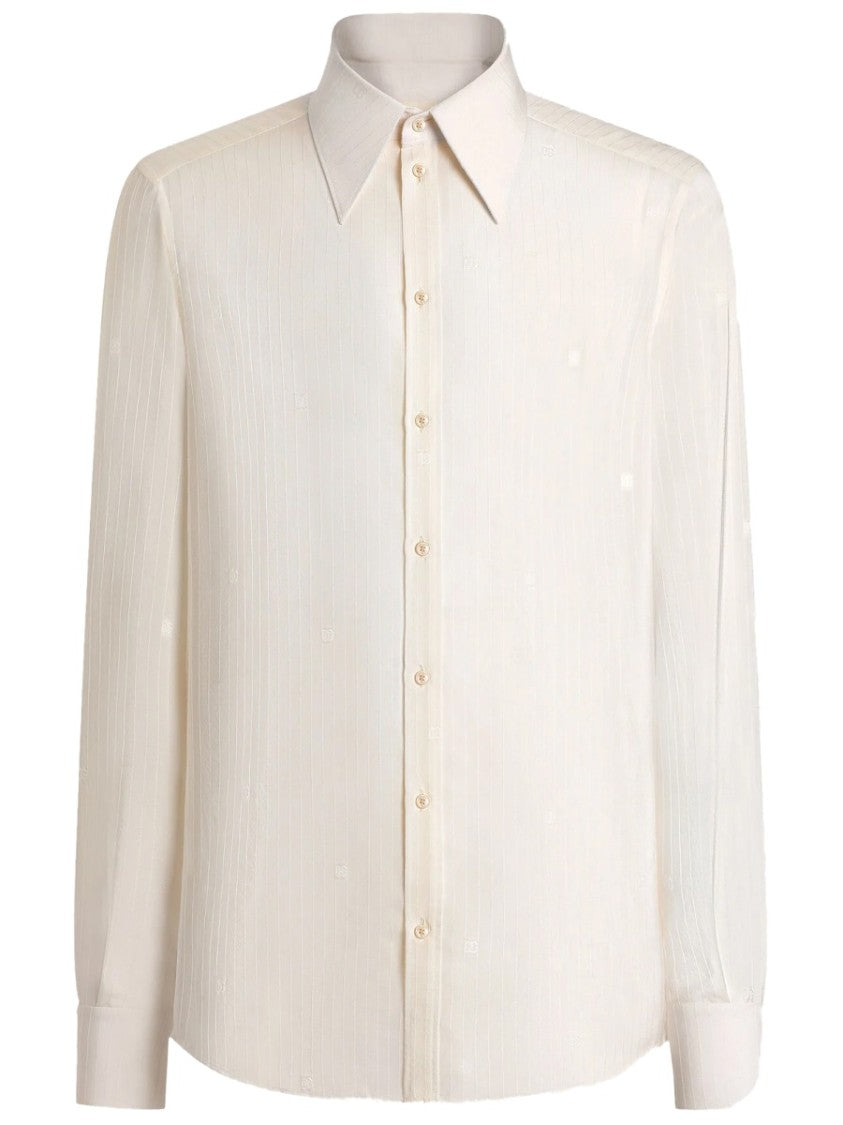 Dolce & Gabbana Dolce & Gabbana Striped Silk Formal Shirt
