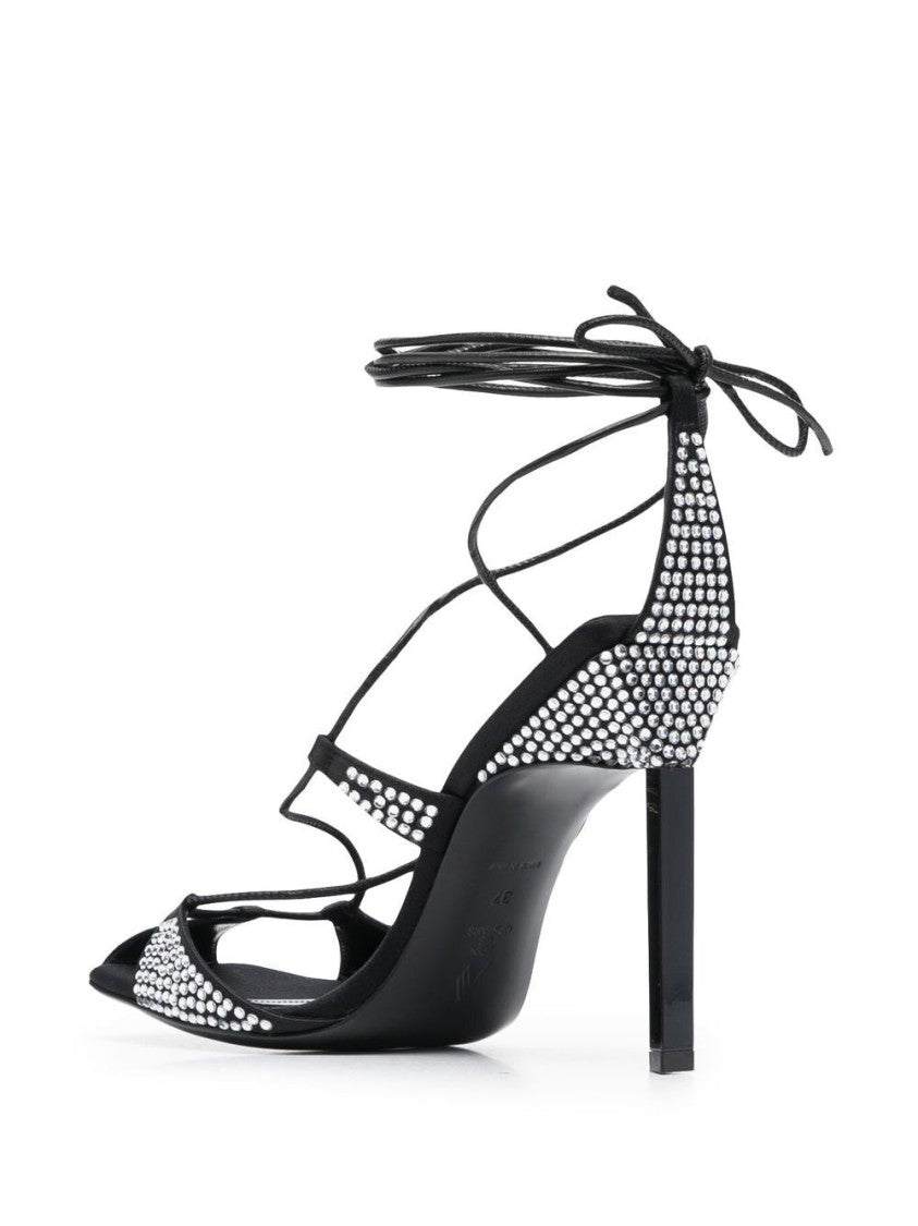 The Attico Adele 105Mm Crystal-Embellished Sandals