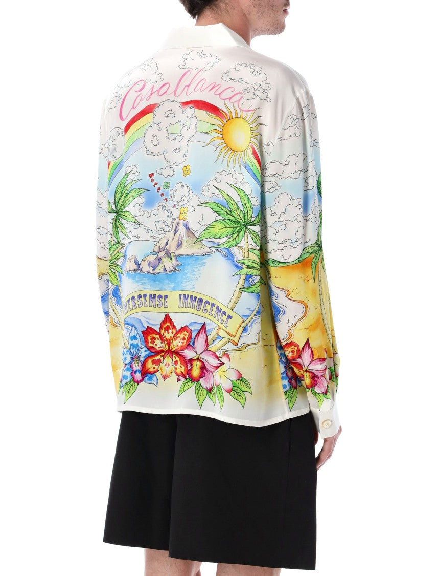 Casablanca Better Days Better Days Silk Shirt