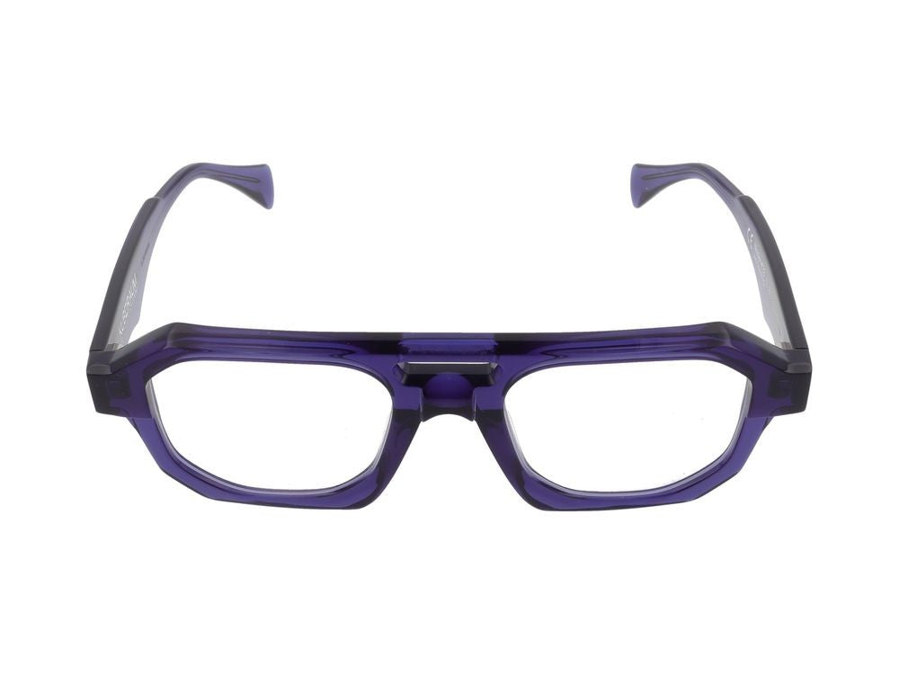 Kuboraum Geometric Blue Acetate Titanium Optical Glasses