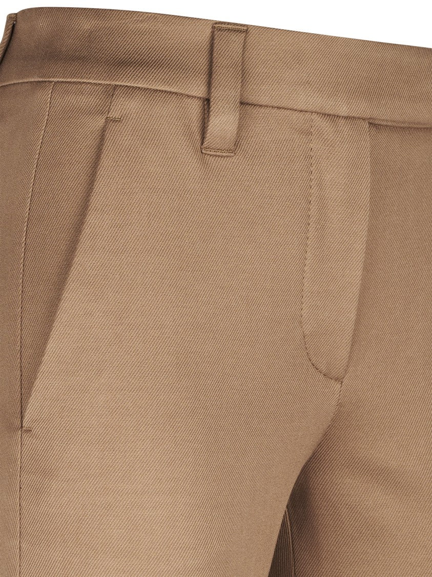 Brunello Cucinelli Straight Leg Tailored Trousers With Classic Waistband