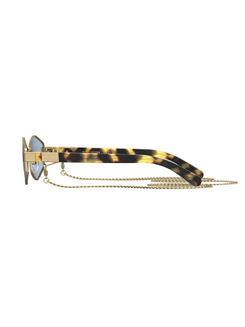 Marc Jacobs Marc 496/S Hexagonal Metallic Sunglasses