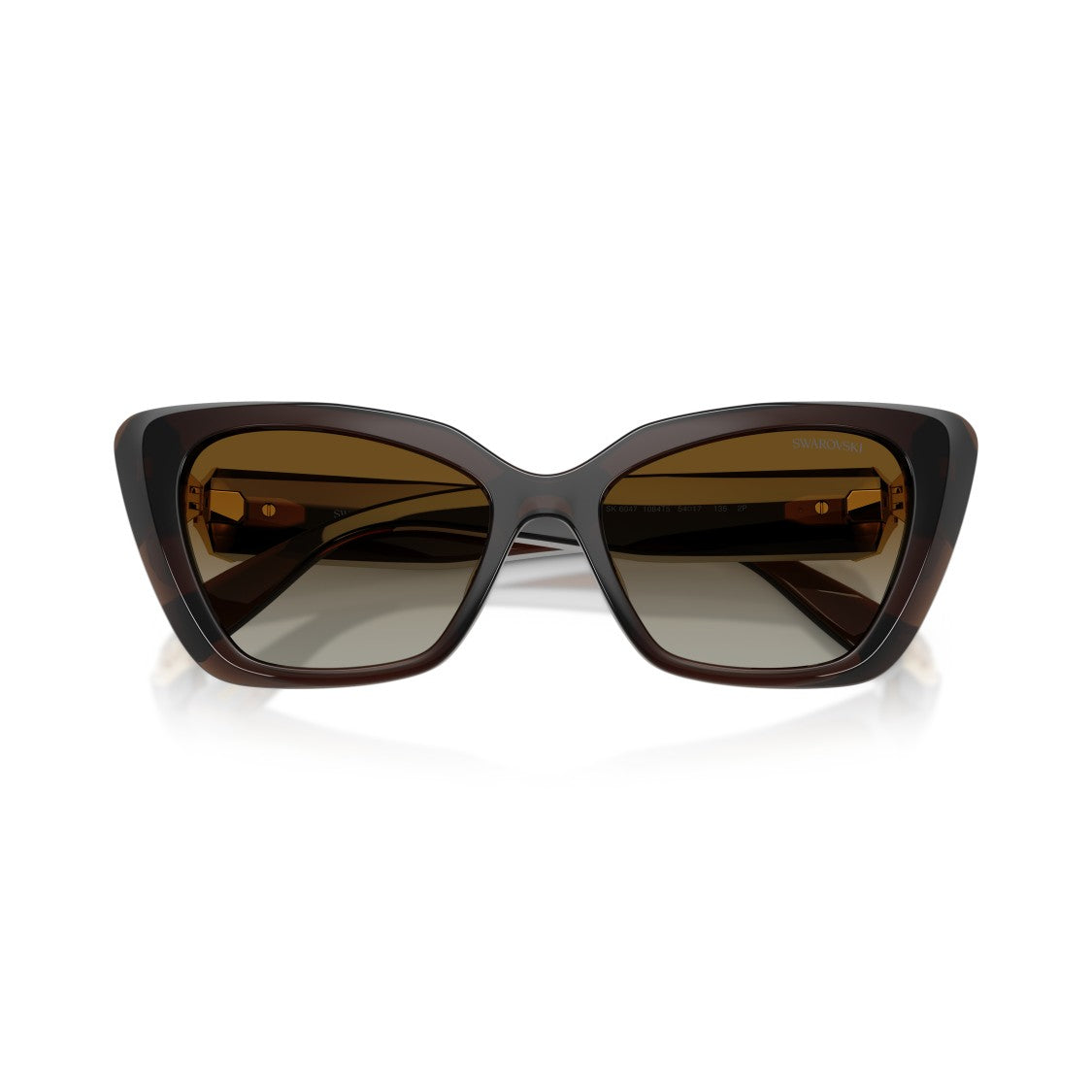 Swarovski 0Sk6047 Bold Cat-Eye Sunglasses With Gold-Tone Embellishments