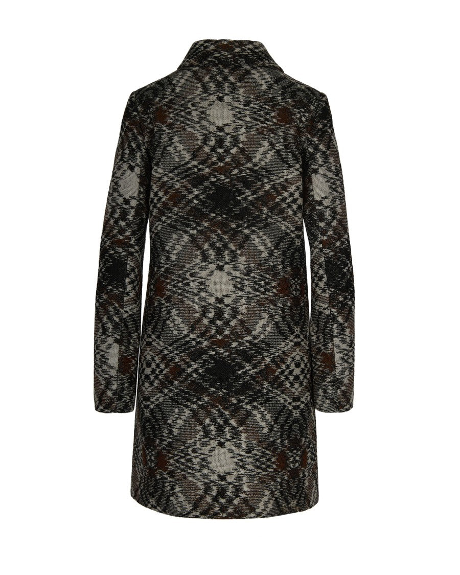 Missoni Black/Brown Jacquard Coat