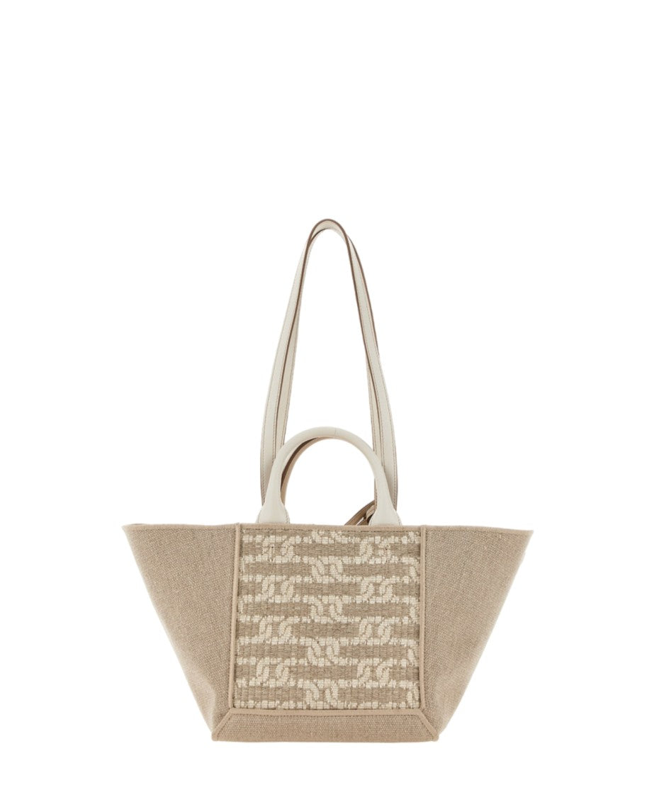 Tod's Trapezoidal Tote Bag With Textured Front