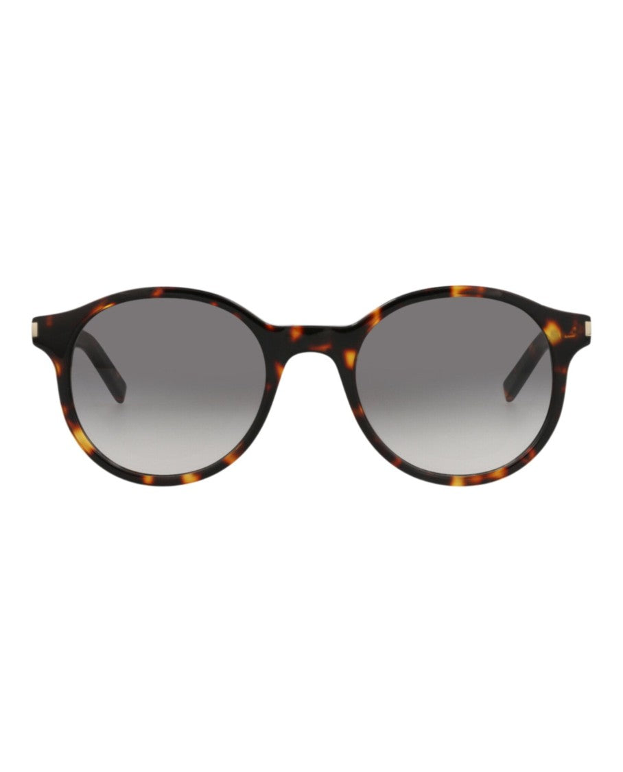 Saint Laurent Round-Frame Acetate Sunglasses