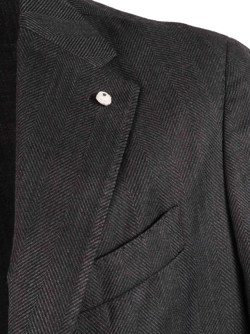 Brando-Lubiam Black Tailored Drop S Blazer