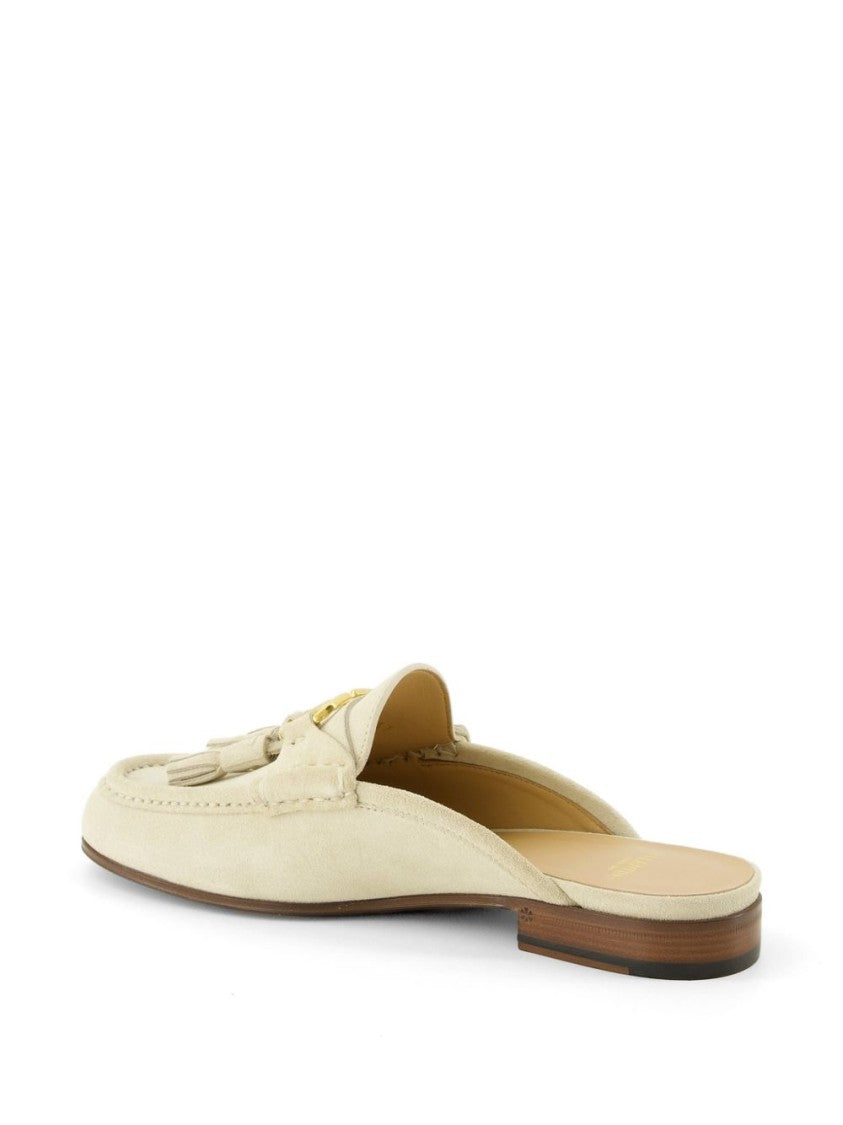 Valentino Garavani Slip-On Mule Flats With Suede Upper