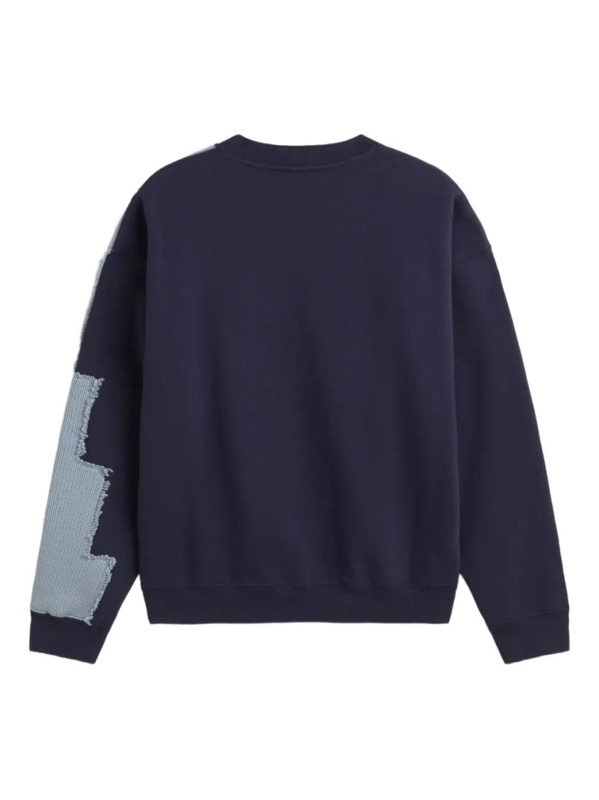 Axel Arigato Panelled Frayed Sweatshirt