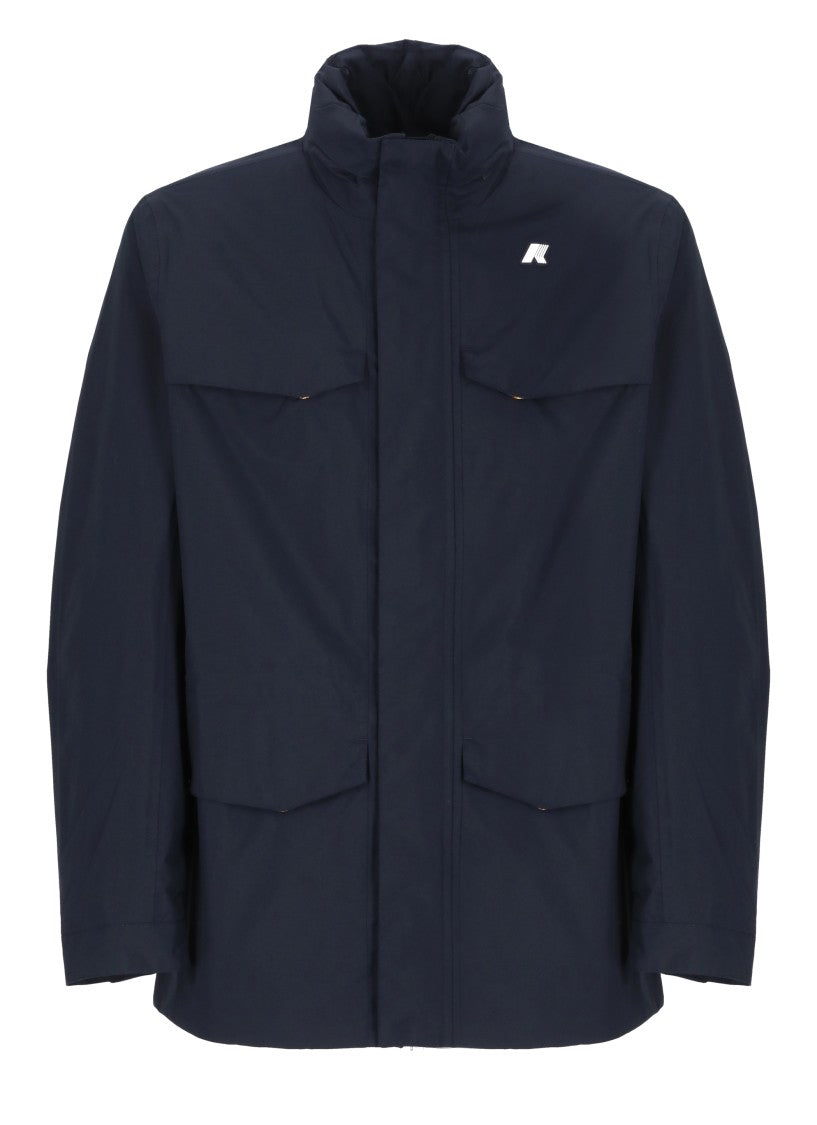 K-Way Blue Manuel Ottoman Jacket