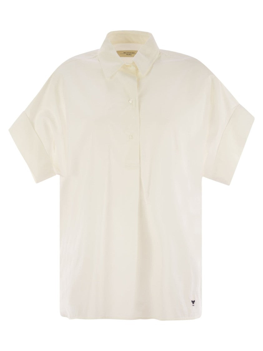 Max Mara Ardea - Straight Cotton Poplin Shirt