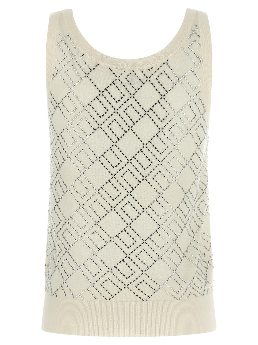 Elisabetta Franchi Crystal Top