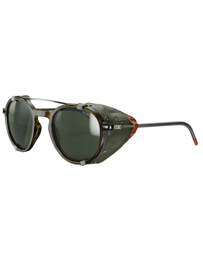 Julbo Oval Translucent Olive Green Sunglasses