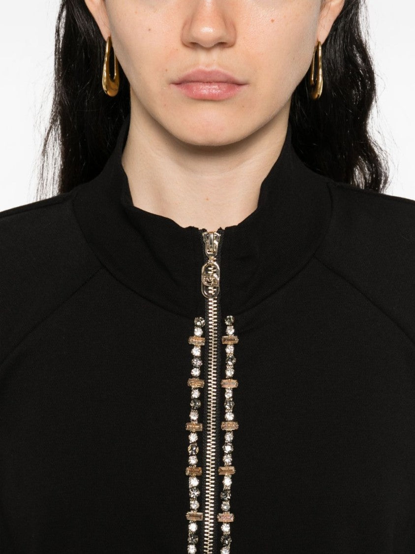 Liu Jo High Collared Black Sweater