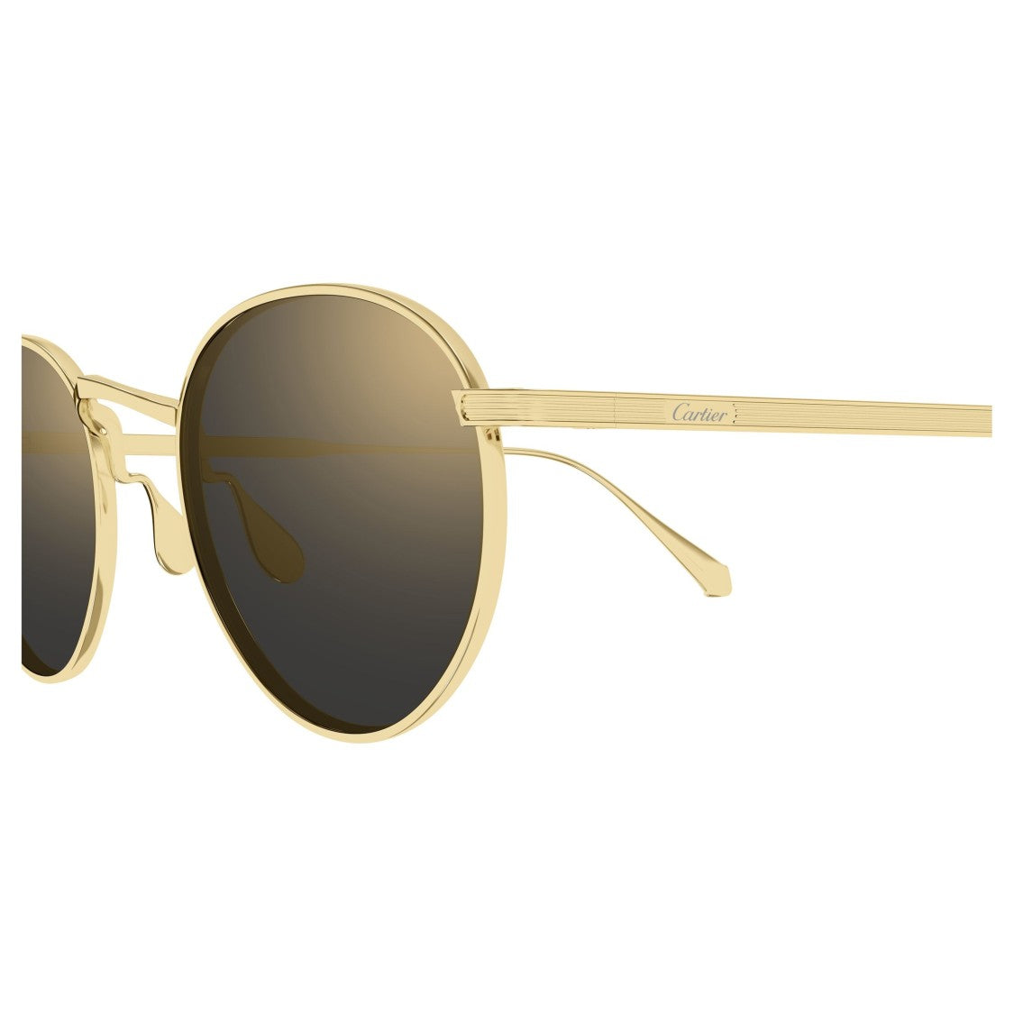 Cartier Ct0626s Round Titanium Sunglasses