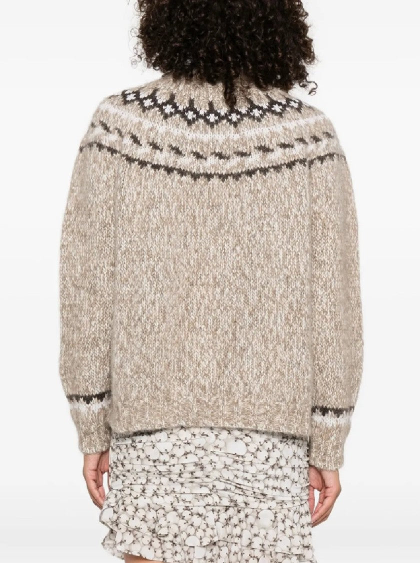 P.A.R.O.S.H. Nordic-Inspired Knitted Sweater With Relaxed Fit