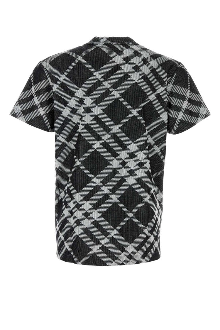 Burberry Printed Stretch Cotton Blend T-Shirt