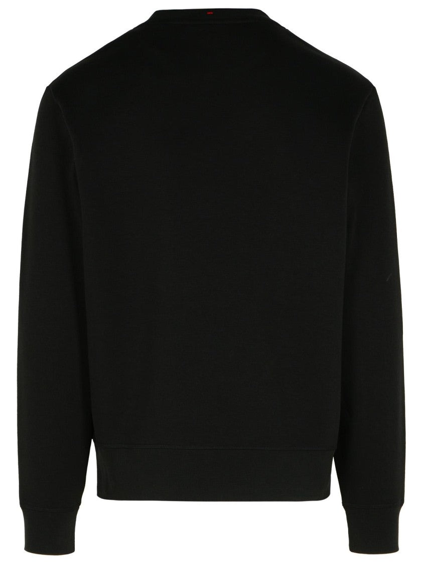 Moncler Grenoble Black Cotton Blend Sweatshirt