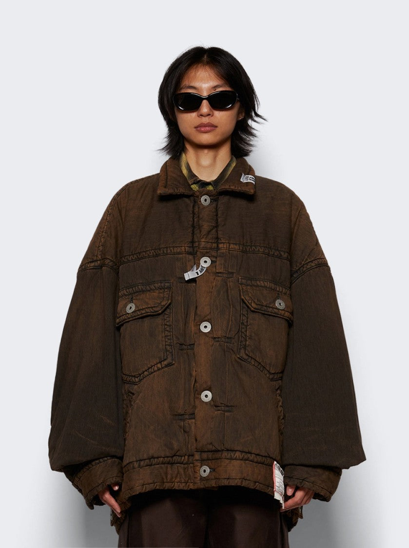 Maison Mihara Yasuhiro Huge Puffer Jacket Brown