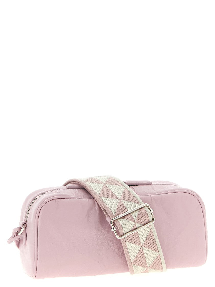 Prada Logo Antique Nappa Crossbody Bag