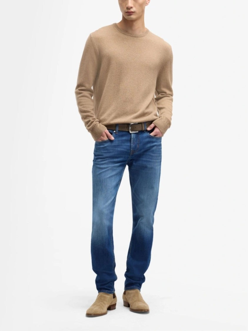7 For All Mankind Slimmy Tapered Blue Five-Pocket Jeans