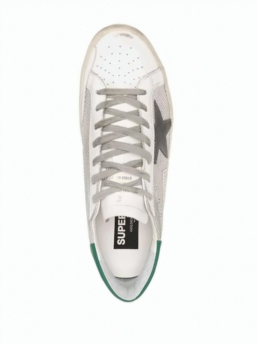 Golden Goose Worn-In Low-Top Sneakers With Distressed Finish
