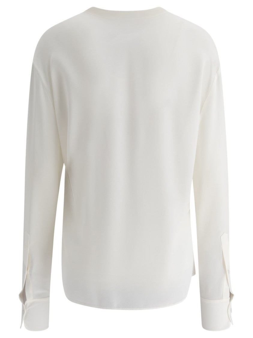Alexander Mcqueen Silk Shirt With Relaxed Fit