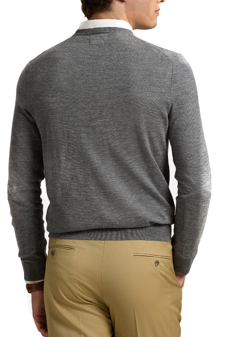Polo Ralph Lauren Tailored Grey Wool Knitwear