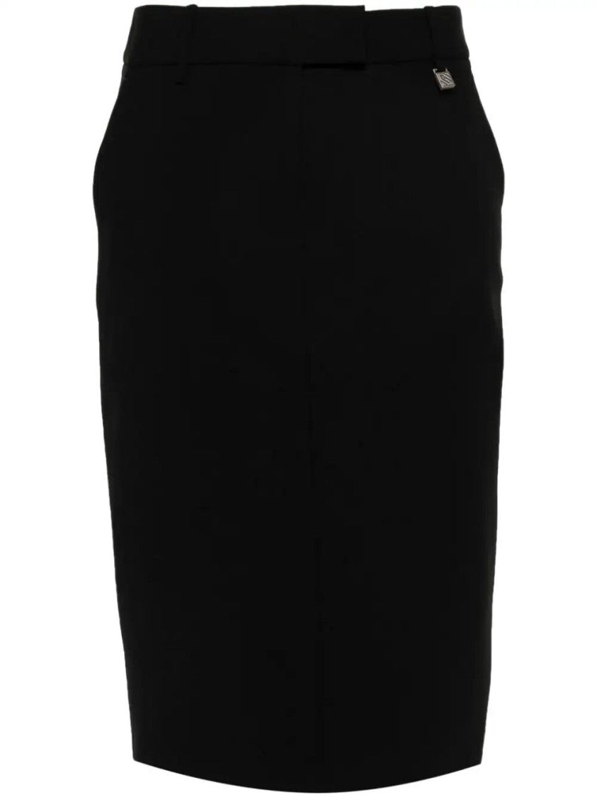 Giuseppe Di Morabito Tailored Black Midi Skirt