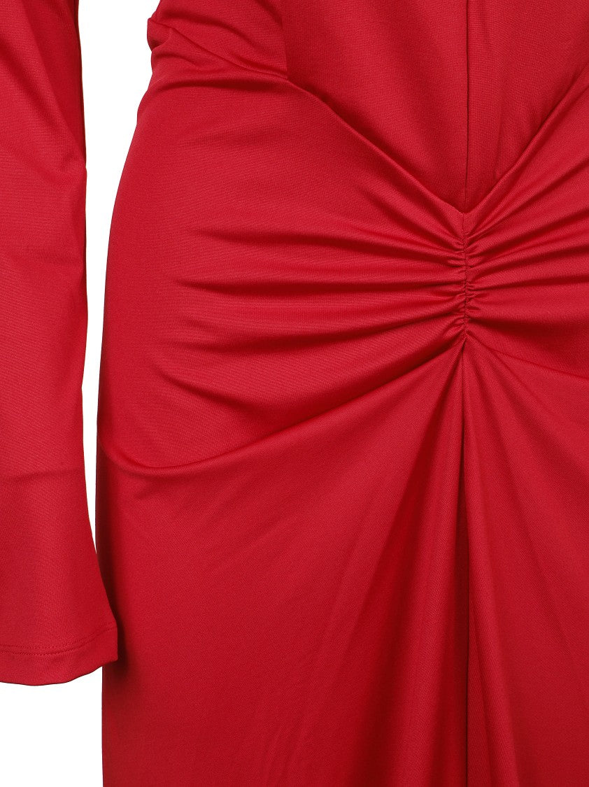 Victoria Beckham Floor-Length Red Dress