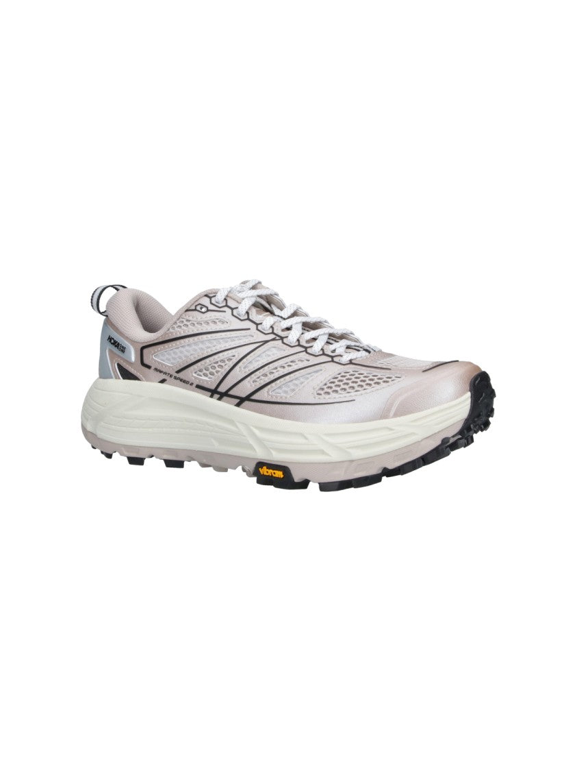 Hoka Beige Mafate Speed 2 Vibram Sneakers