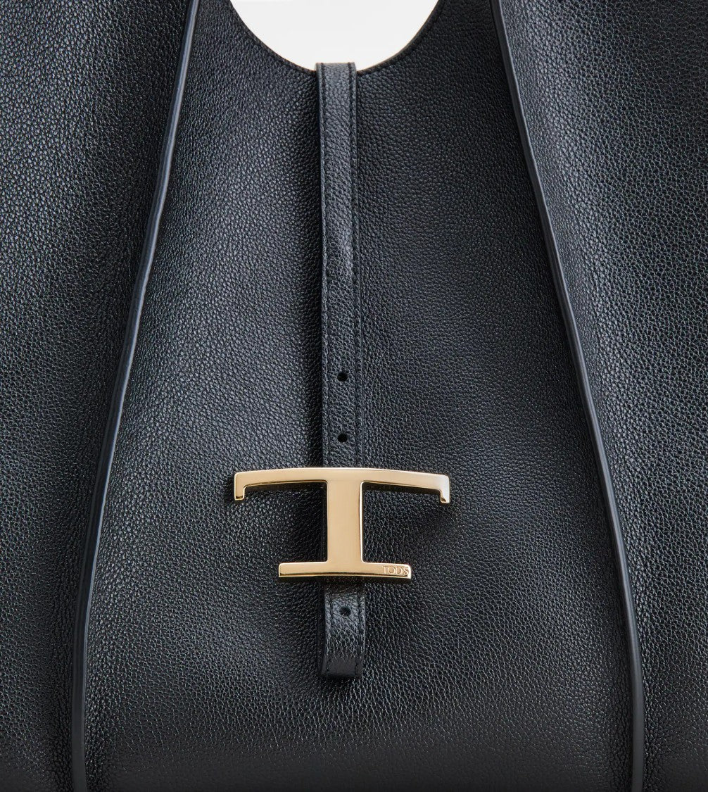 Tod's Timeless Black Leather Tote Bag