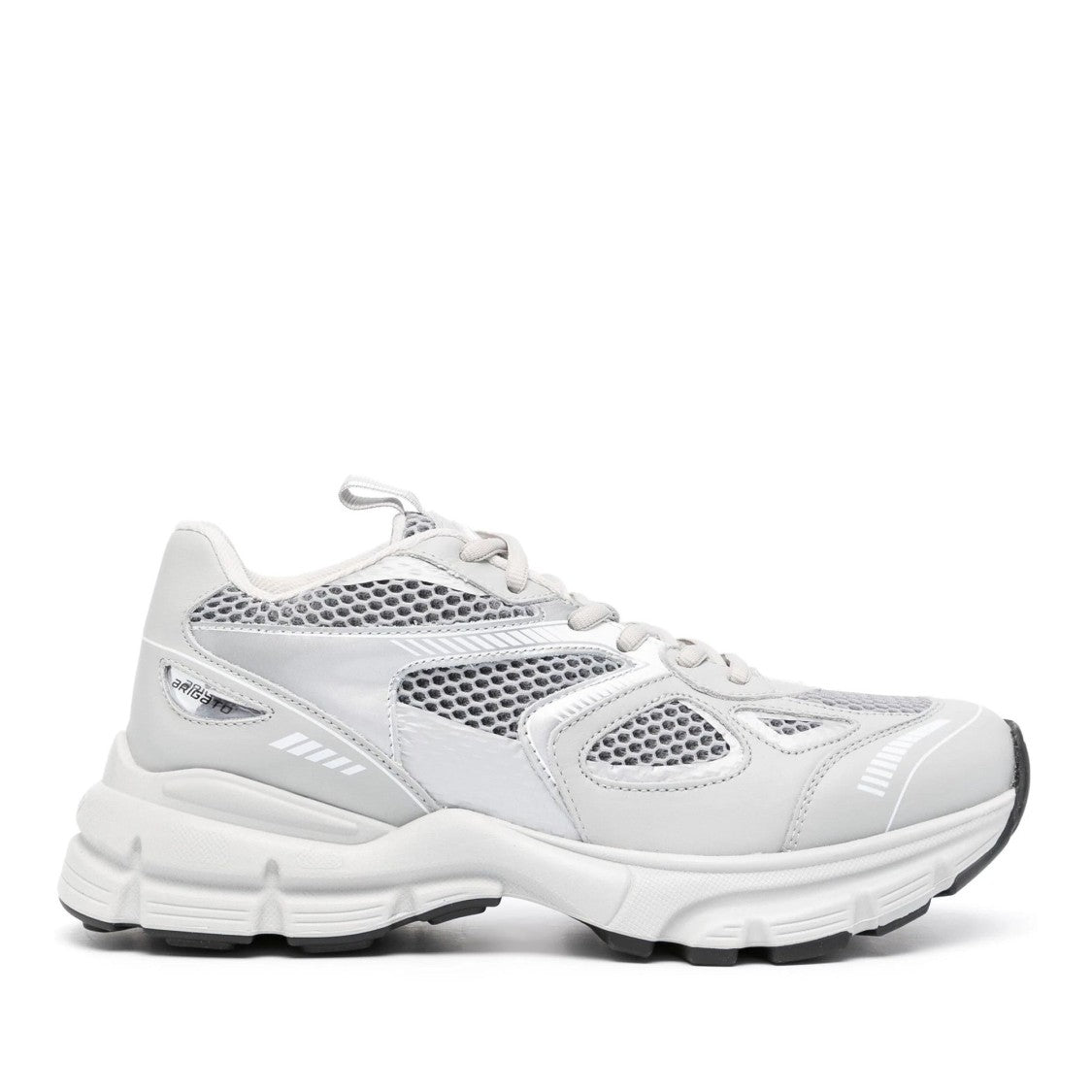 Axel Arigato Marathon Runner Gray Layered Reflective Sneakers