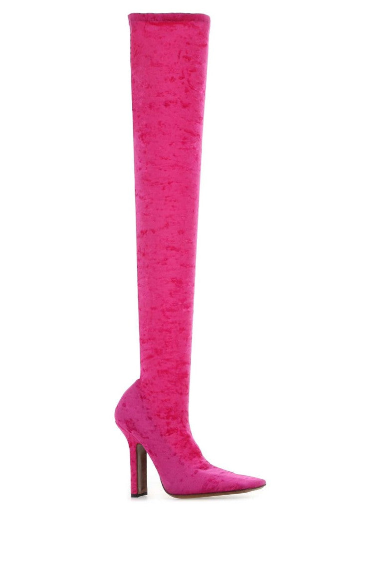 Vetements Fuchsia Chenille Boots