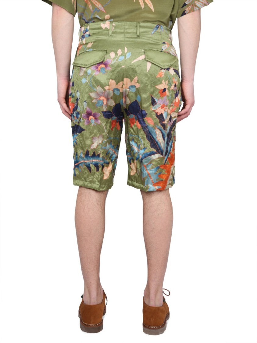 Etro Bermuda Shorts With Floral Print