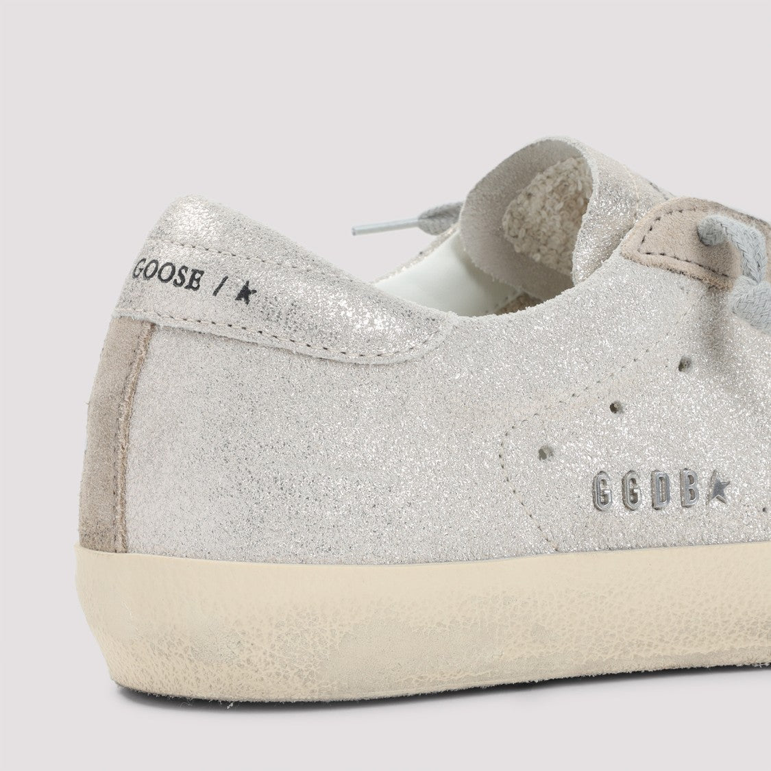 Golden Goose Platinum Beige Cow Leather Superstar Sneakers