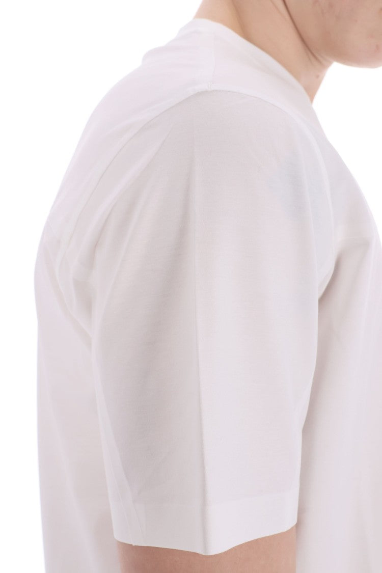 Herno Cotton T-Shirt With Thermo Taping