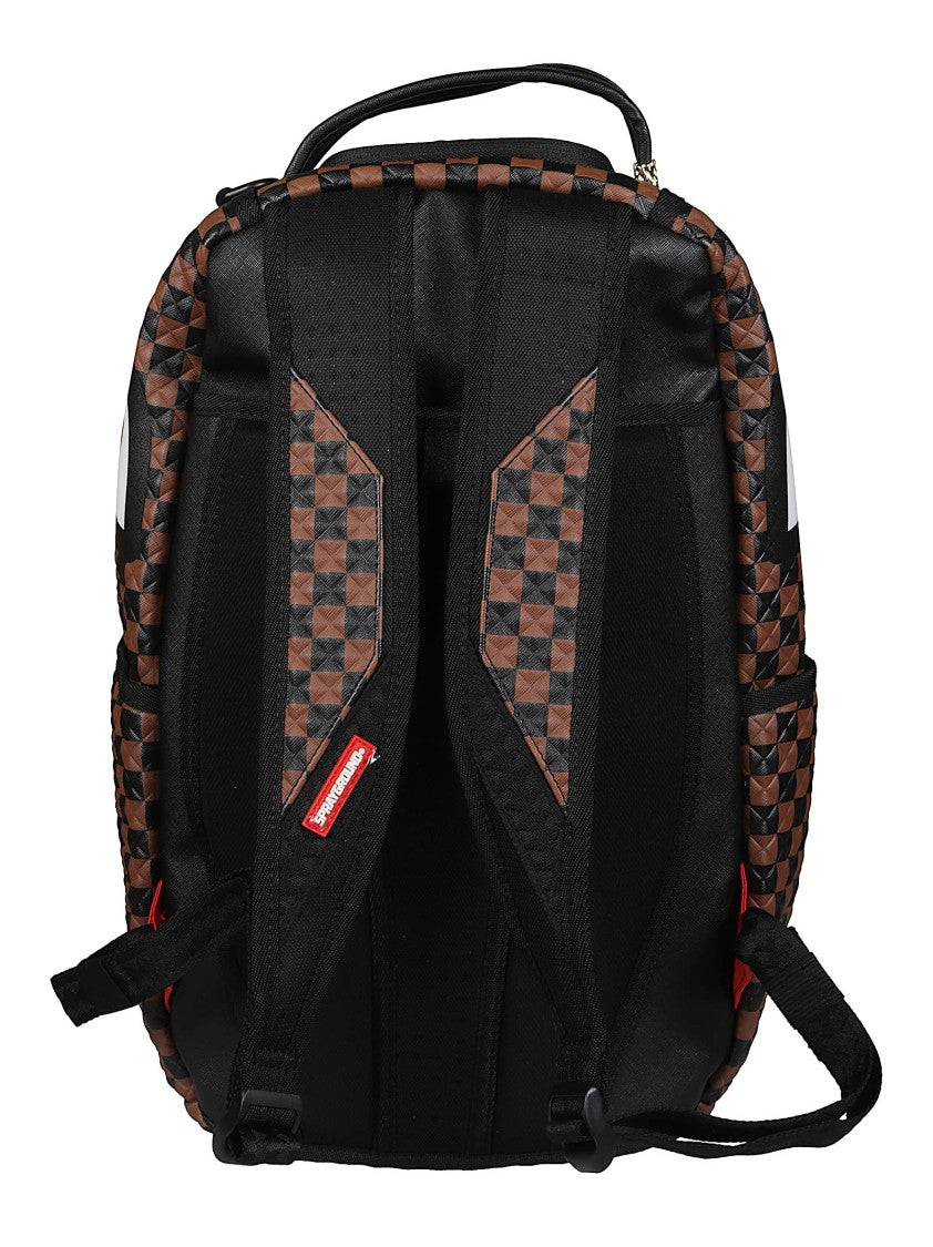 Sprayground Sharks In Paris Pyramid Pattern Pvc Backpack