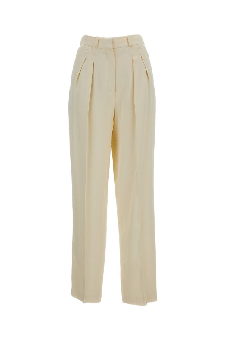 Loulou De Saison Pleated Tailored Trousers With Soft-Leg Silhouette