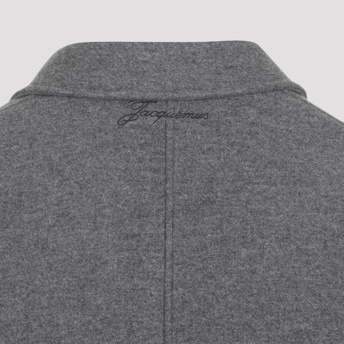 Jacquemus Le Bomber Feltro Grey Wool Jacket