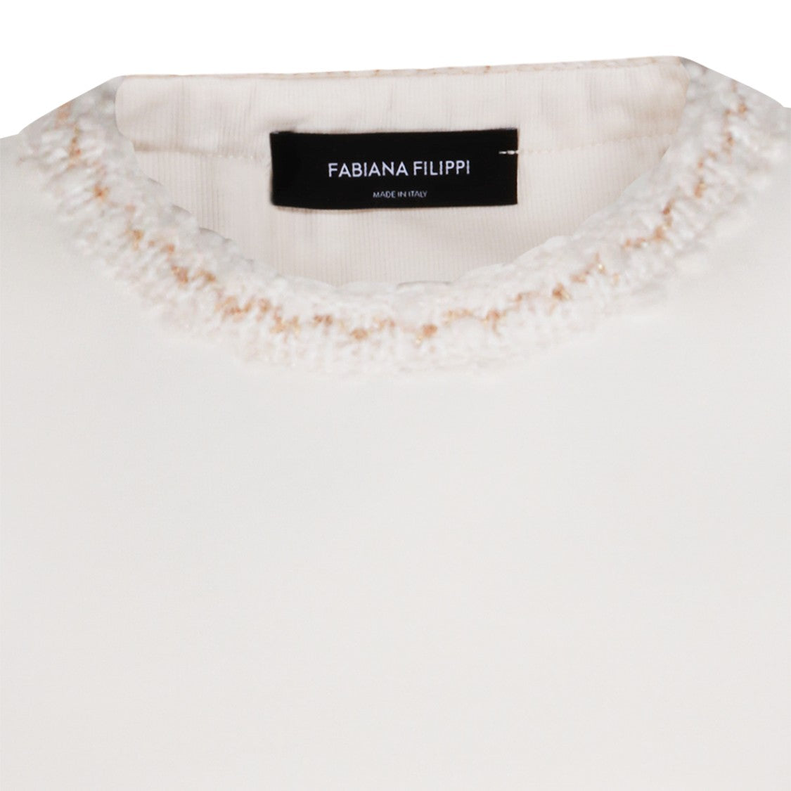 Fabiana Filippi White Cotton T-Shirt