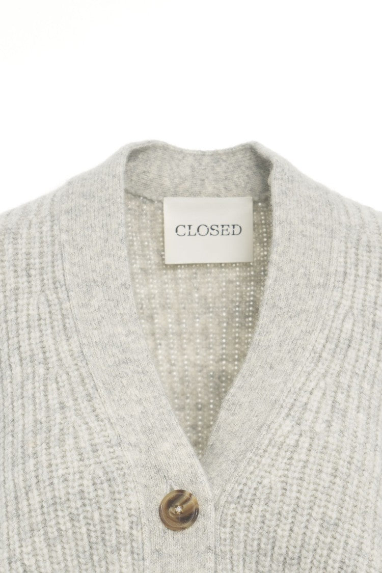 Closed Relaxed Fit Cardigan In Soft Alpaca Blend