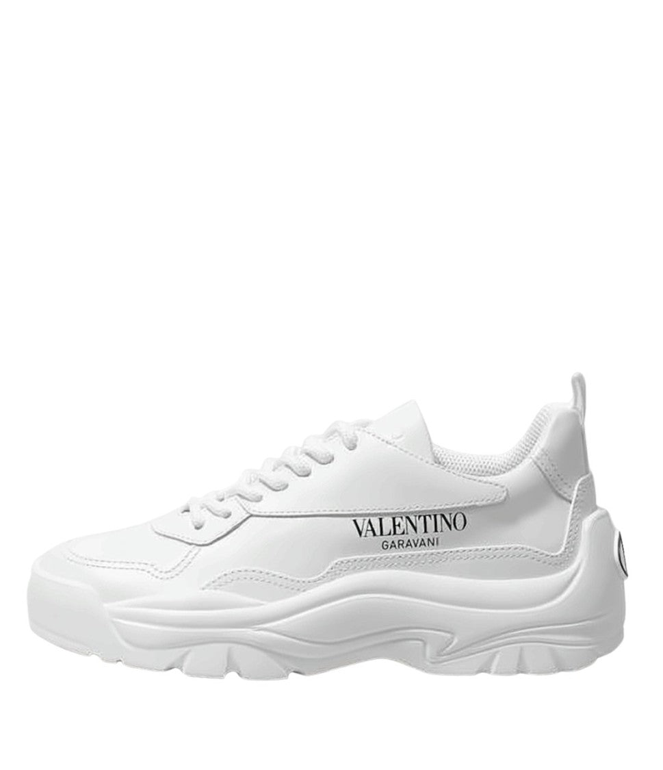 Valentino Garavani Chunky White Sneakers With Smooth Cowhide Leather