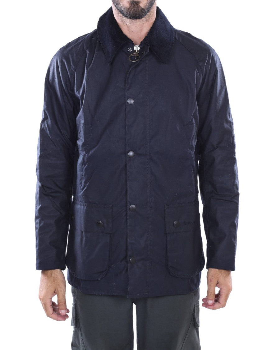 Barbour Ashby Wax Jacket With Iconic Design