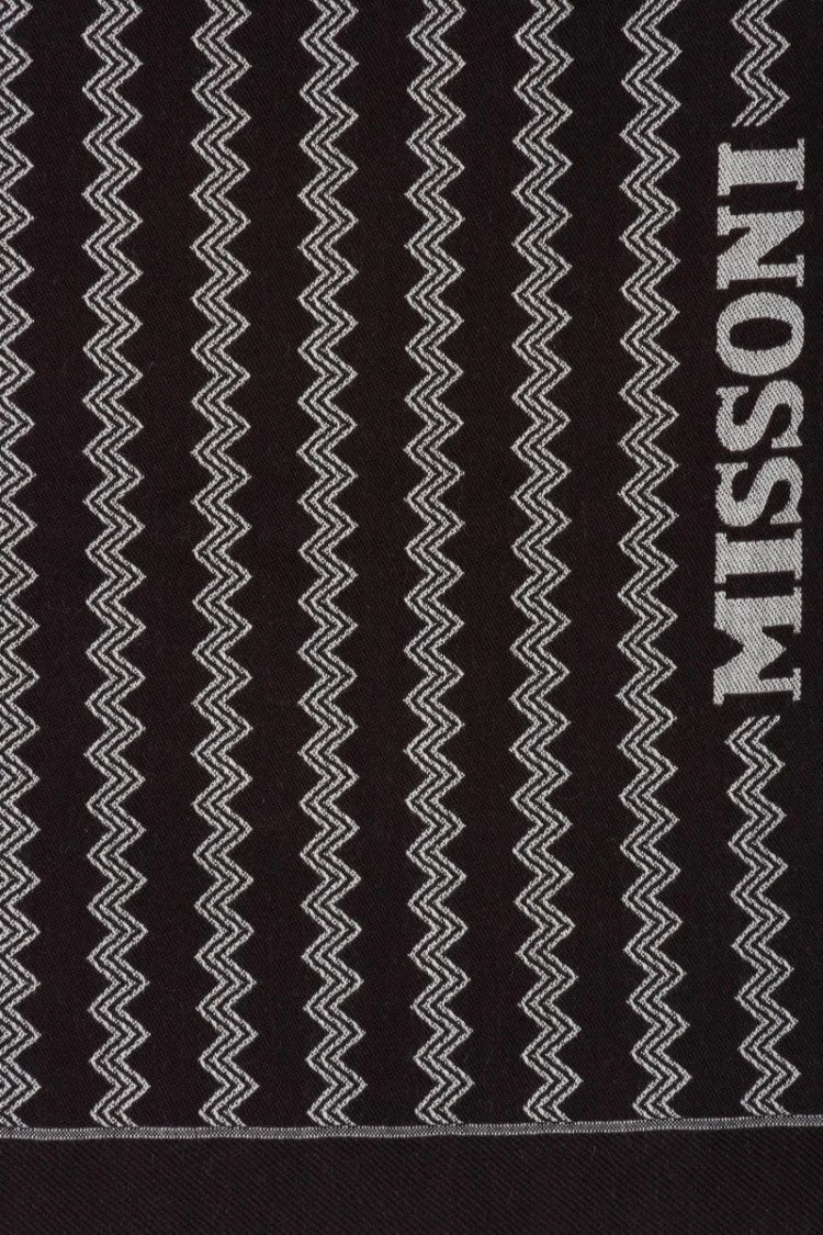 Missoni Brown Beige Wool Scarf