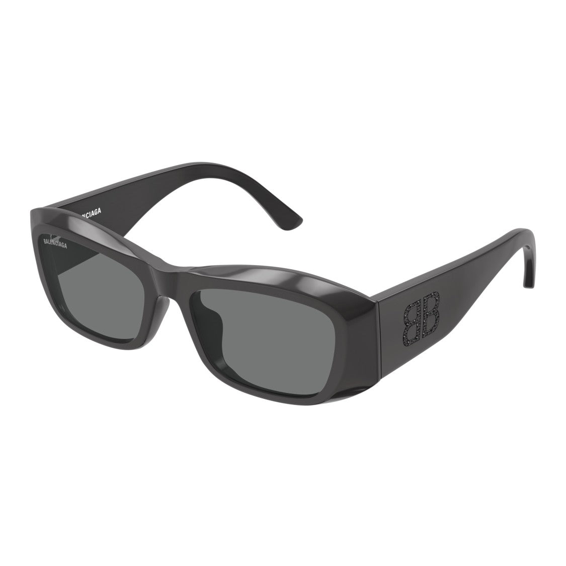 Balenciaga Bb0397sa Oversized Rectangular Sunglasses